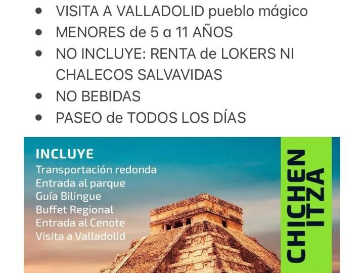 Chichen Itza 3 Tours for the price of 1