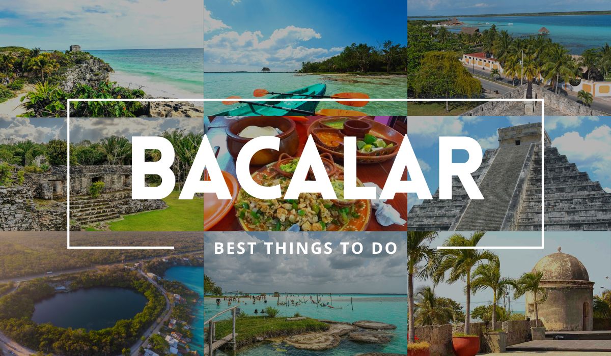 Iconic Bacalar lagoon of 7 colors a landmark that you must see.